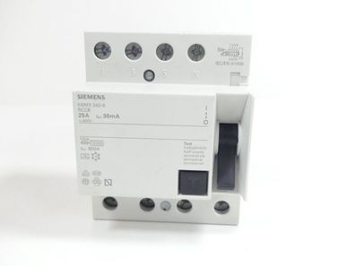 Siemens 5SM3342-6 Schutzschalter 25A 30mA