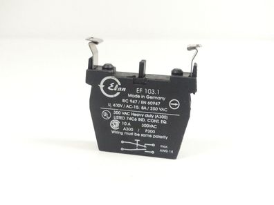 Elan EF 103.1 Terminal Block 8A 250V AC