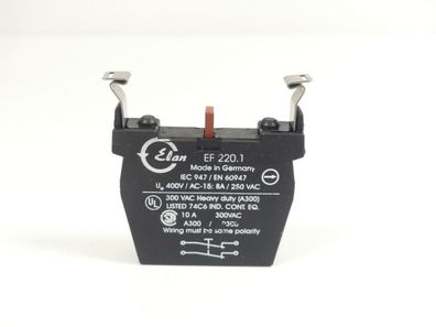 Elan EF 220.1 Terminal Block 8A 250V AC