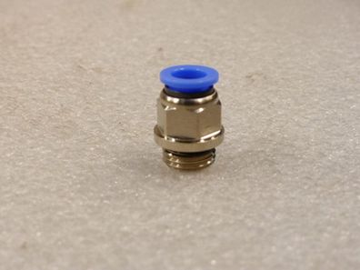 Riegler 122.014-8 gerader Einschraubsteckverbinder Blaue Serie G 1 / 4 - ungebra