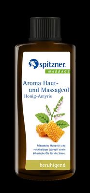 Spitzner Aroma Haut- und Massageöl Honig-Amyris, 190ml