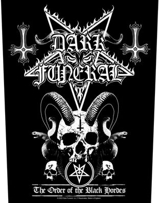 Dark Funeral Orders Of The Black Hordes Rückenaufnäher Backpatch Metal Shop