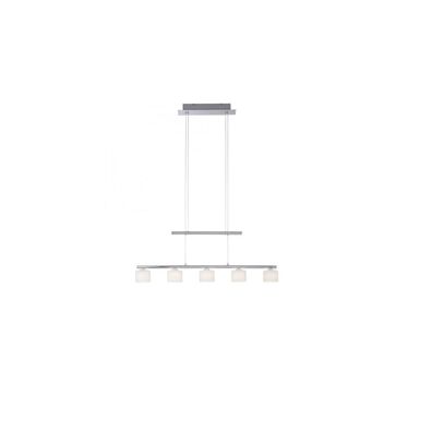 Paul Neuhaus HYDRA LED Pendellampe, 5-flammig, höhenverstellbar, silber (22...