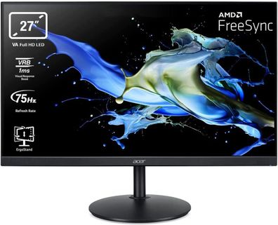 Acer CBA272B Monitor 27 Zoll 69 cm Bildschirm Full HD75Hz HDMI/ VGA 1ms HDMI 1.4