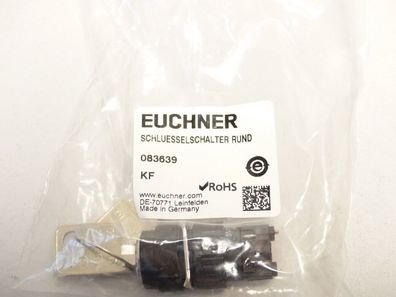 Euchner Schluesselschalter 083639 KF Rund - ungebraucht! -