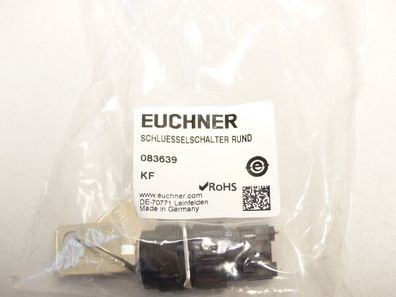 Euchner Schluesselschalter 083639 KF Rund - ungebraucht!