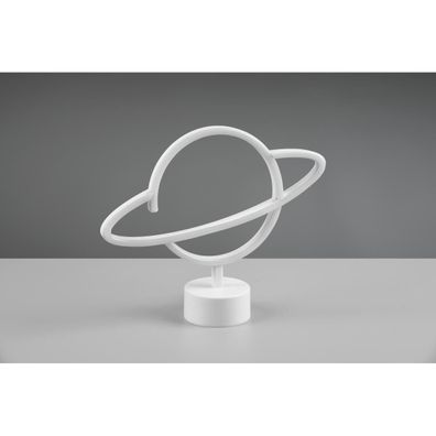 Reality Planet LED Tischleuchte, 1 x SMD, 1,6W, 1x 20lm, weiß (R55370101)