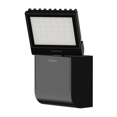 Theben theLeda S8-100L BK LED-Strahler, Wandmontage, IP55, 8,5W, schwarz (10...