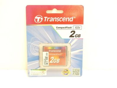 Transcend TS2GCF133 CompactFlash 133X 2 GB - ungebraucht! -