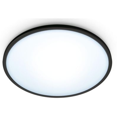 Wiz Superslim LED Deckenleuchte, 14W, 1300lm, 2700-6500K, schwarz (929002685...