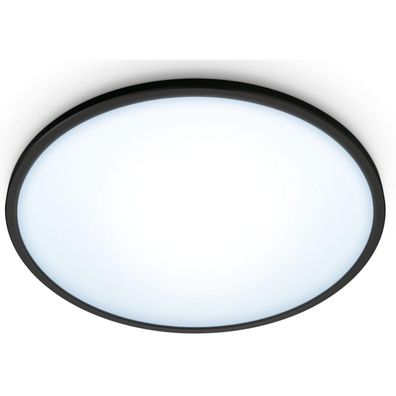 Wiz Superslim LED Deckenleuchte, 16W, 1500lm, 2700-6500K, schwarz (929002685...