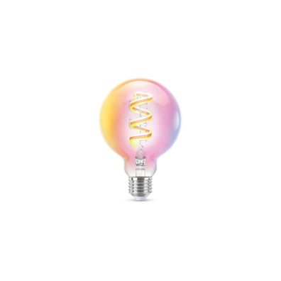 Wiz Wi-Fi BLE 40W G95 E27 822-65 RGB CL 1PF LED Filament-Lampe, 6,3W, 470lm, ...