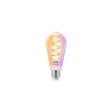Wiz Wi-Fi BLE 40W ST64 E27 822-65 RGB CL 1PF LED Filament-Lampe, Edison, 6,3...