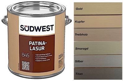 Südwest Patina-Lasur - Holzlasur Vergrauungslasur Antik Grau Silbergrau Holzschutz