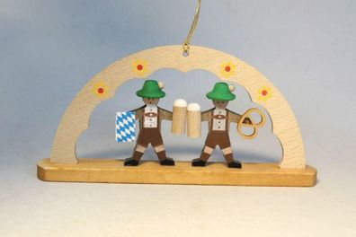 Christbaumschmuck Schwibbogen mit Bayern Höhe= 4,5cm NEU Weihnachten Baumschmuck