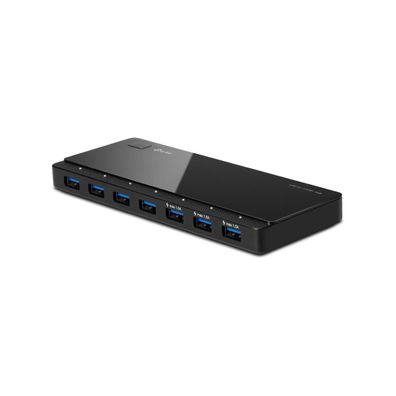 TP-Link UH700 7-Port-USB-3.0-Hub, 7 x SuperSpeed USB, schwarz