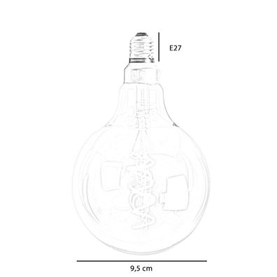 Bronx71 Leuchtmittel LED Ø 9,5 cm gold (6er Set)