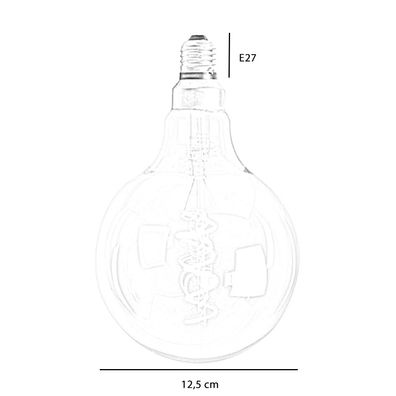 Bronx71 Leuchtmittel LED Ø 12,5 cm gold (6er Set)