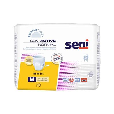 Seni Active Normal Inkontinenzpants - 10 Stück Größe M - B09RTDTMSM | Packung (10 Stü