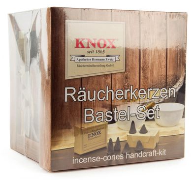 Bastel-Set KNOX-Räucherkerzen BxHxT = 15x12,5x14,5cm NEU Räucherkegel Duftkegel