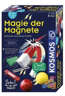 Experimentierkasten Fun Science Magie der Magnete 290x194x64mm (LxBxH) NEU