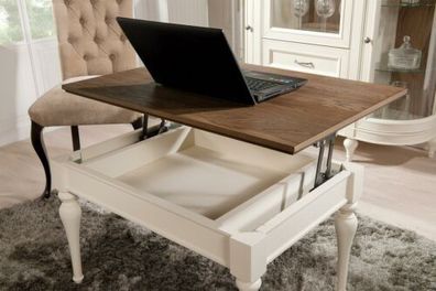 Multifunktion Couch Sofa Tisch Holz Kaffee Beistell Tische Design Wohnzimmer Neu