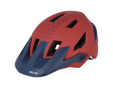 XLC Enduro Helm BH-C31 Größe 58-62cm rot blau