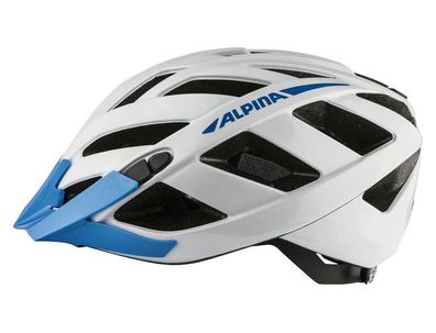 Alpina Fahrradhelm Panoma 2.0 weiß blau glänzend Größe 52-57cm