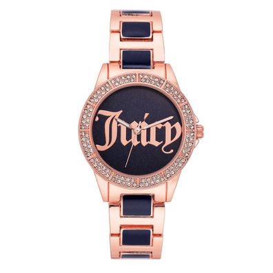Juicy Couture Uhr JC/1308NVRG Damen Armbanduhr Rosé Gold