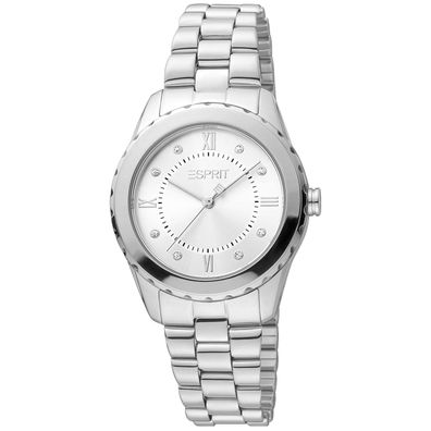 Esprit Uhr ES1L320M0045 Damen Armbanduhr Silber