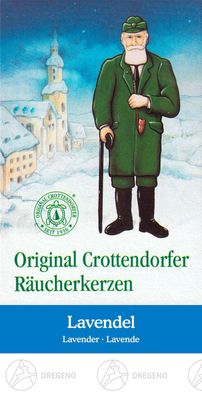 Zubehör Crottendorfer Räucherkerzen Lavendel (24) NEU Erzgebirge Räucherkegel