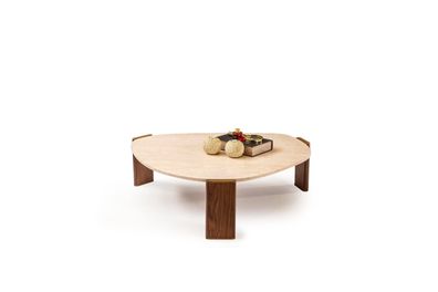 Sofatisch Couchtisch Holztisch Tisch Braun Holz Kaffeetisch Wohnzimmer