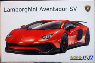 Aoshima 061206 2015 Lamborghini Aventador SV 1:24