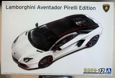 Aoshima 061213 2014 Lamborghini Aventador LP 720-4 Pirelli Edition 1:24