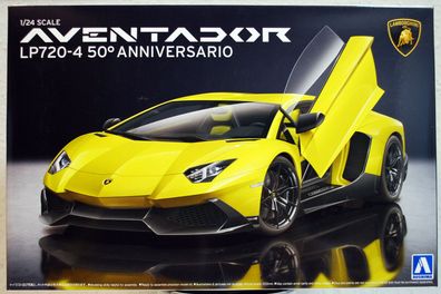 Aoshima 059821 2014 Lamborghini Aventador LP 720-4 50&deg; Anniversary 1:24