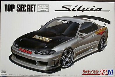 Aoshima 058749 1999 Nissan Silvia S 15 / PS15 Top Secret JDM 1:24