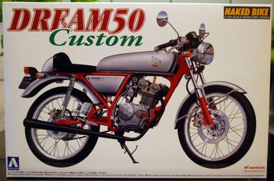 Aoshima 062951 1997 Honda Dream 50 Custom 1:12 Motorrad Bike
