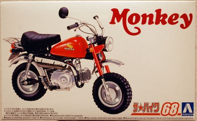 Aoshima 064344 1978 Honda Monkey Z 50 J-1 1:12 Motorrad Bike