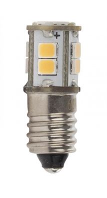 Ersatzteile &amp; Bastelbedarf LED Röhrenlampe 6,3V 0,1-0,3W E10warm weiß 1,5x5x1,5