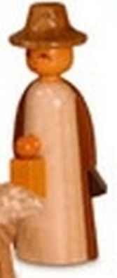 Miniaturfigur Josef bunt HxBxT 6x2,5x1,5cm NEU Holzfiguren Holzschmuck Holz