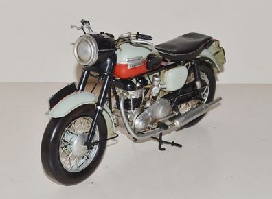 Blechmodell Nostalgie Modellmotorrad Oldtimer Marke Triumph Motorrad Modell L 30 cm