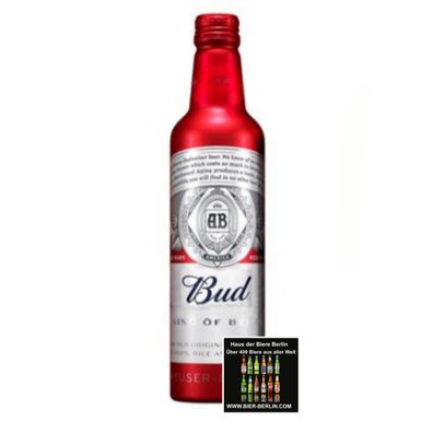 Bud King of Beer 6 x 473ml - Aluminium Flasche- Das Amerikanische Original