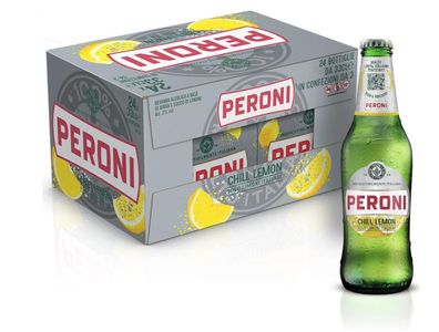 24 x Peroni Bier Chill Lemon 0,33l- Radler aus Italien mit 2% Vol.