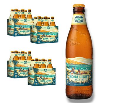 24 x Kona Light Blond Ale 0,35l - Tropical Mango mit 4,2% Vol. 8,82/ L