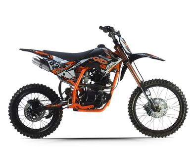 Pitbike 150ccm Schaltung KXD Dirtbike DB 613 19|16 Zoll E-Start + Kickstart Offroad