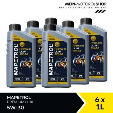 Mapetrol Premium LL III 5W-30 6x1 Liter