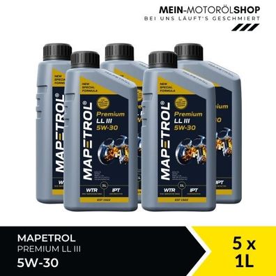 Mapetrol Premium LL III 5W-30 5x1 Liter