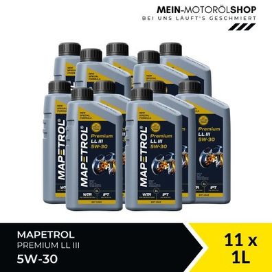 Mapetrol Premium LL III 5W-30 11x1 Liter