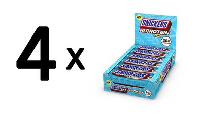 4 x Mars Protein Snickers High Protein Crisp Bar (12x55g) Milk Chocolate
