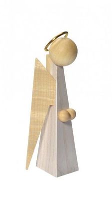 Holzfigur Engel BxTxH= 4,5x3,5x11,5cm NEU Miniatur Figuren Seiffen Winter